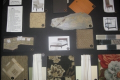 Material Board for Furniture Plan