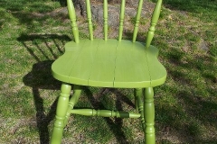 green chair